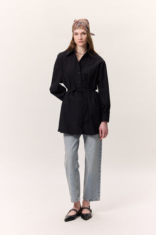 Belted Tunic Black