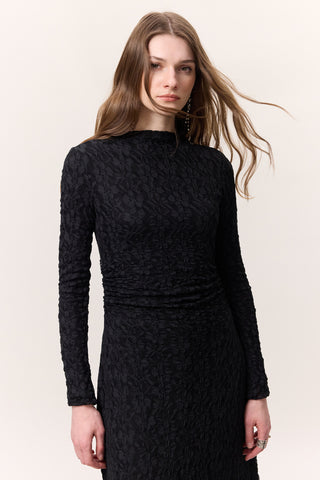 Long Lace Dress Black