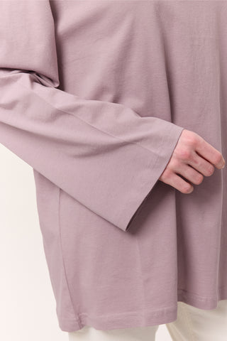 Oversize Long Sleeve T-Shirt Lilac
