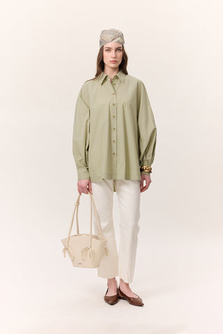 Wide Sleeve Shirt Pistachio