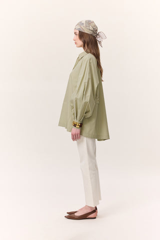 Wide Sleeve Shirt Pistachio