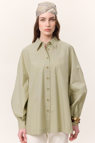 Wide Sleeve Shirt Pistachio