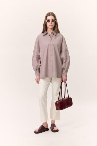 Wide Sleeve Shirt Lilac