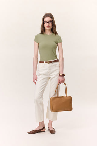 Sleeveless Stretch Bodysuit Pistachio Green