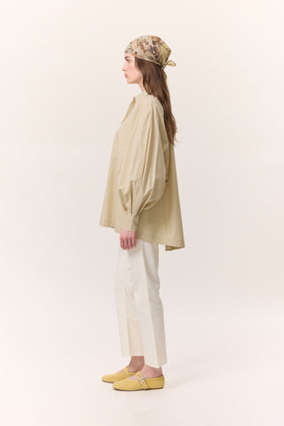 Wide Sleeve Shirt Yellow