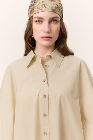 Wide Sleeve Shirt Yellow