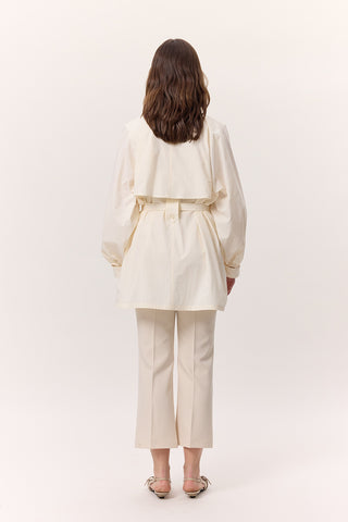 Trench-Style Shirt Soft Yellow