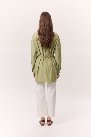 Belted Tunic Pistachio Green