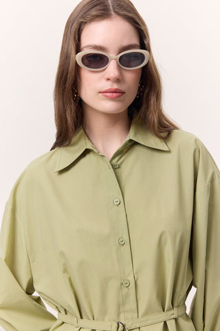 Belted Tunic Pistachio Green