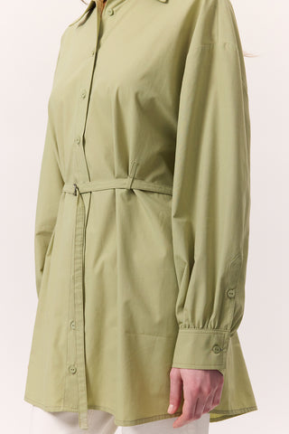 Belted Tunic Pistachio Green