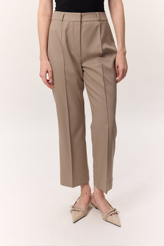 Straight-Leg Trousers Camel