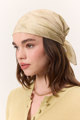 Patterned Satin Scarf Nova