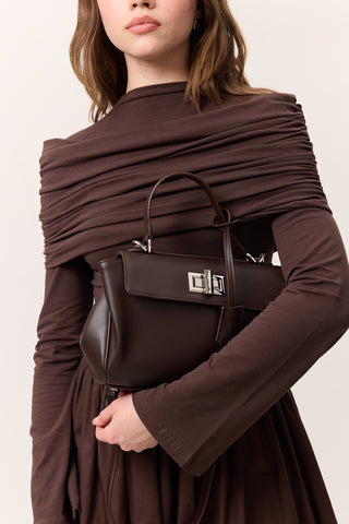 Arte Shoulder Bag Dark Brown