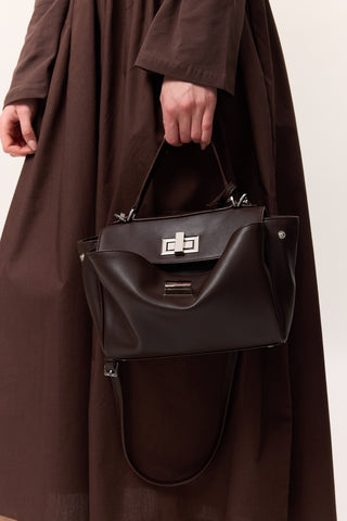 Arte Shoulder Bag Dark Brown