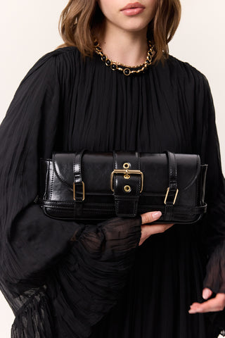 Mica Baguette Bag Black