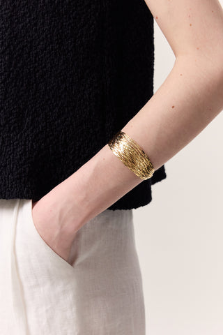 Multi-Wire Cuff Bracelet Gold