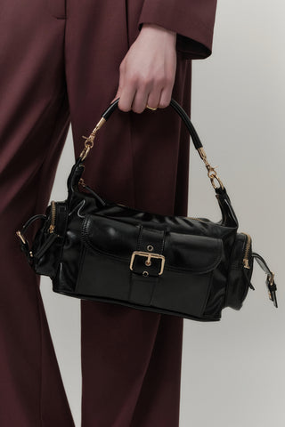 Mica Bag With Buckle Detail Black