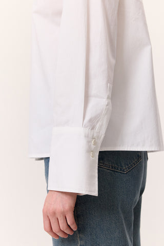 Fitted Shirt With Pintuck Detail Ecru