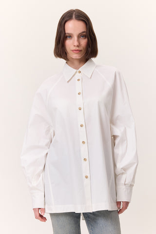 Wide Sleeve Shirt Ecru