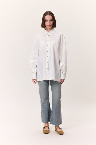 Wide Sleeve Shirt Ecru