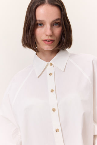 Wide Sleeve Shirt Ecru