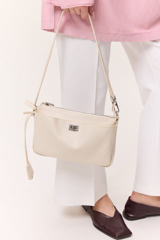 Arte Mini Baguette Bag Beige