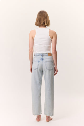 High-Waist Mom-Fit Jeans Ice Blue