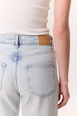 High-Waist Mom-Fit Jeans Ice Blue