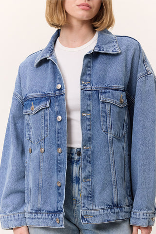Oversized Denim Jacket Blue