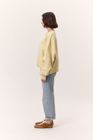 Washed Sweatshirt Yellow