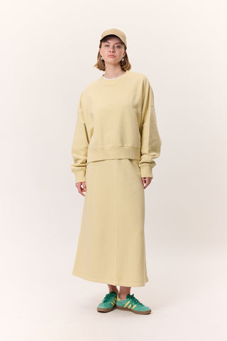 Washed Sweatshirt Yellow