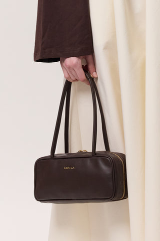 Simona Baguette Bag Brown