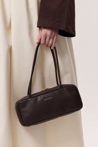 Simona Baguette Bag Brown