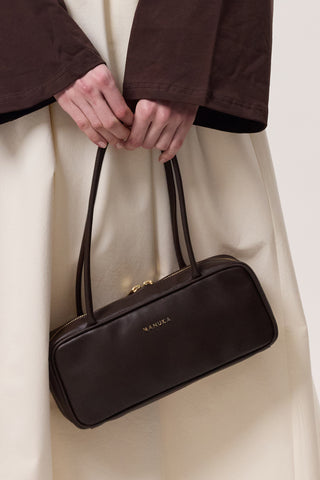 Simona Baguette Bag Brown