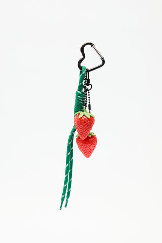 Set Of 2 Strawberry Bag Charms Standard