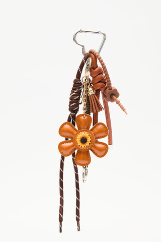 Mugunghwa Bag Charm Brown
