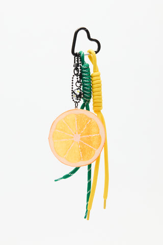 Orange Slice Bag Charm Standard