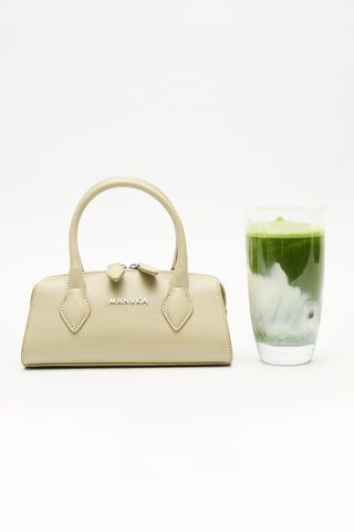 Leather Polo Mini Bag Green