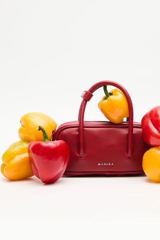 Mini Bowling Bag Red