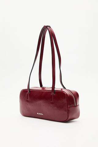 French Baguette Bag Burgundy