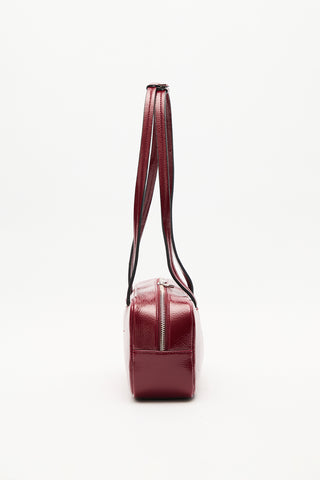 French Baguette Bag Burgundy