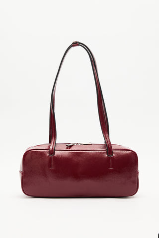 French Baguette Bag Burgundy