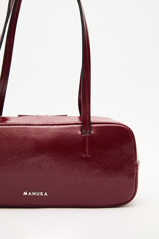 French Baguette Bag Burgundy