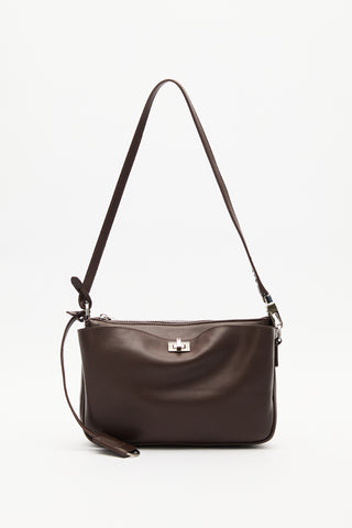 Arte Mini Baguette Bag Dark Brown