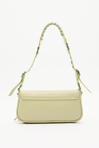 Buckle Detail Shoulder Bag Soft Green