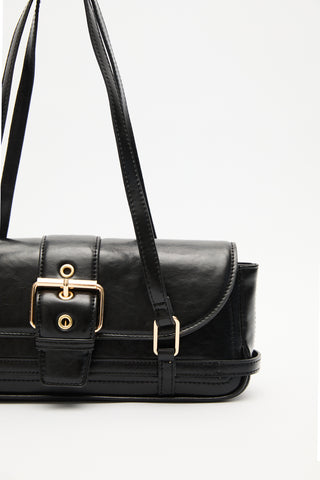 Mica Baguette Bag Black