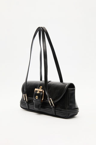 Mica Baguette Bag Black