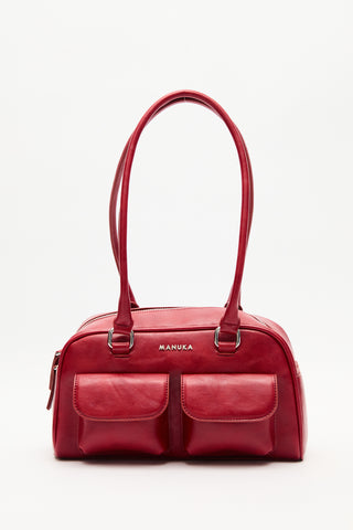 Retro Pocket Bag Burgundy