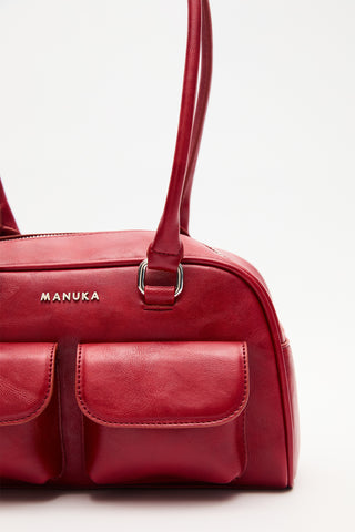 Retro Pocket Bag Burgundy