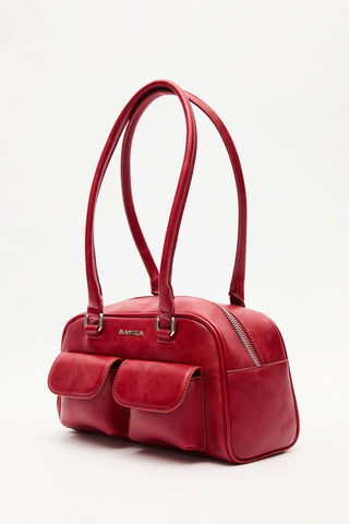 Retro Pocket Bag Burgundy